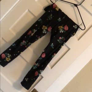 Floral print leggings